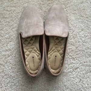 Birdies The Starling Latte Suede Leather Slip on Loafer Comfort Shoes Size 7 GUC